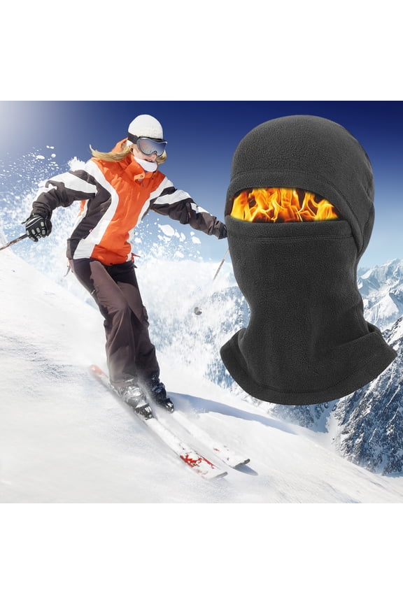 Multifunctional Fleece Winter Warm Head Cover, Elastic Breathable Windproof Neck Scarf, Convertible Outdoor Face Shield for Skiing Cycling Running Daily Cold Weather Outdoor Warm Protection Use