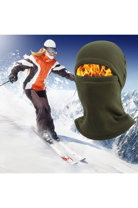 Multifunctional Fleece Winter Warm Head Cover, Elastic Breathable Windproof Neck Scarf, Convertible Outdoor Face Shield for Skiing Cycling Running Daily Cold Weather Outdoor Warm Protection Use