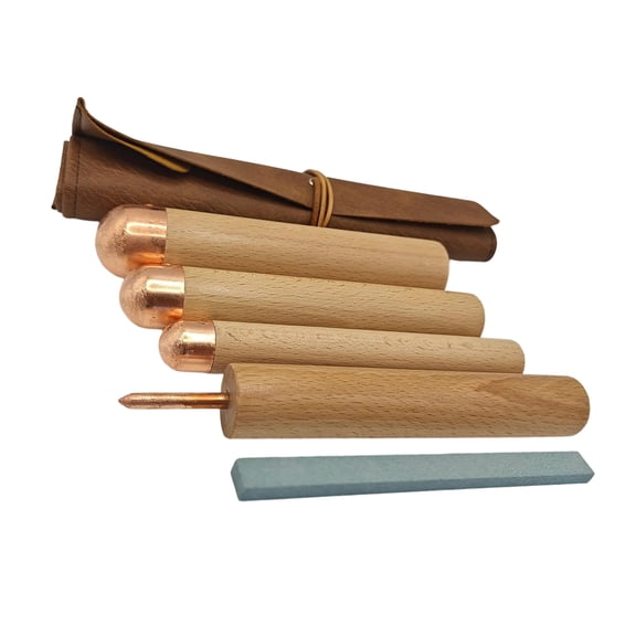 Multifunctional Flints Knapping Set Including Pressure Flaker Ideal for Stone Projects
