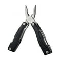 thumbnail image 1 of Multifunctional Foldable Mini Pliers, Outdoor Portable Combination Tool, Camping and Survival Multi Tool, Aluminum and Steel Construction with Multiple Attachments, for Hiking, Emergency, Black, 1 of 4