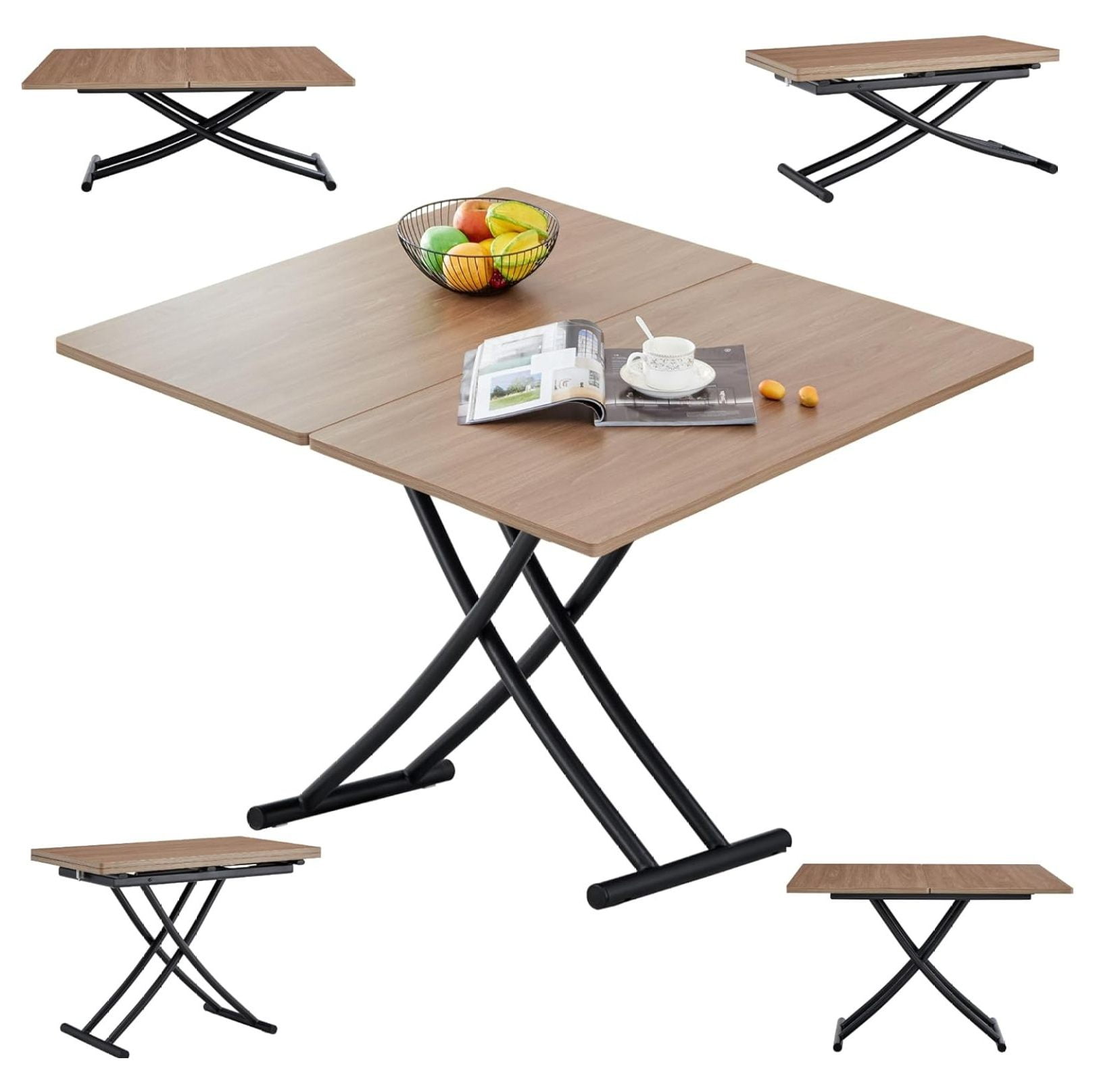 Multifunctional Folding Dining Table Versatile Lift Top Coffee Table