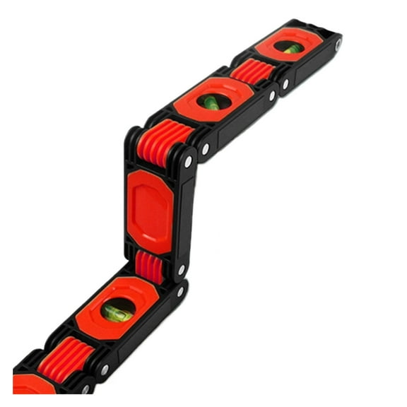 Multifunctional Folding Level Magnetic Folding Level 28 Inch Multi-Angle Measuring Woodworking Tools High Precision Corner Ruler