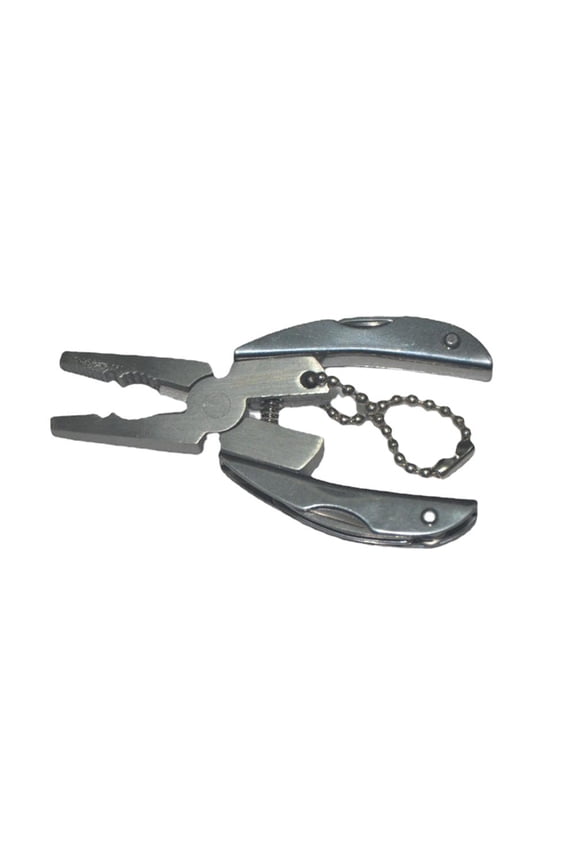 Multifunctional Folding Pliers Stainless Steel Mini Keychain Multi Tool for Outdoor Camping Hiking