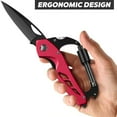thumbnail image 1 of Multifunctional Folding Pocket Knife, All in One Tool, Outdoor Portable Emergency Tool, Bottle Opener, Window Breaker and Screwdriver Tools, 1 of 6