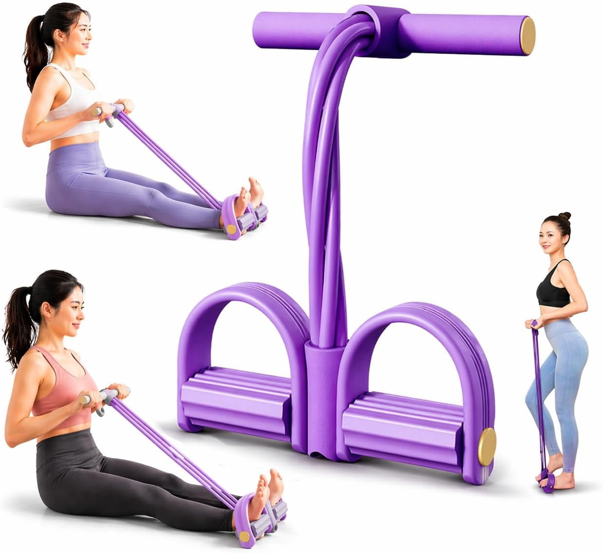 Multifunctional Foot Pedal Resistance Assistance Expander Chest Leg ...