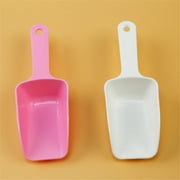 Multifunctional Frosted Plastic Measuring Tools Scales Scoop Candy Ice Sugar Scoopers for Party Dessert Buffet Cream Tool