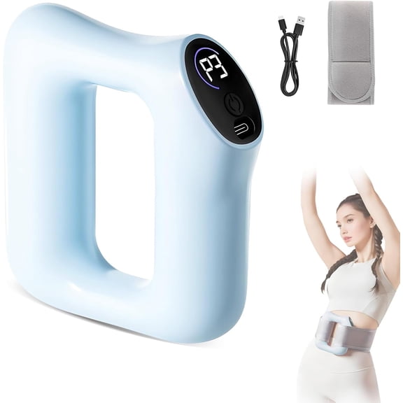 Multifunctional Ergonomic Fascia Ring Full-Body Electric Fascia Massager Blue