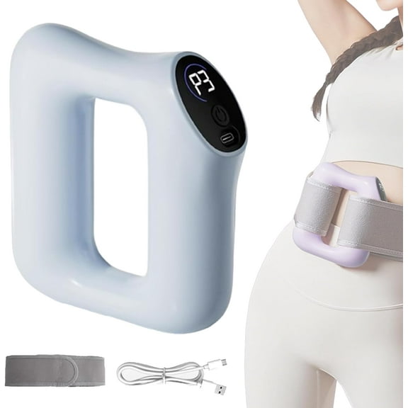 Multifunctional Full-Body Fascia Ring, Deep Tissue Vibrations with Portable Design, Ergonomic Electric Fascia Massager for Full-Body, Adjustable, Noise Reduction