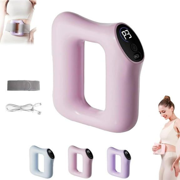 Multifunctional Full-Body Fascia Ring,Ergonomic Electric Fascia Massager, Cordless High-Frequency Vibration and Noise Reduction Electric Massager Tool for Muscle Knot Recovery & Relaxtion (Pink)