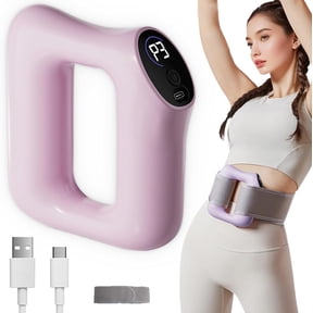 Multifunctional Full-Body Fascia Ring, Portable Electric Full-Body Fascia Ring, with Adjustable 3 Modes & 5 Levels of Intensity Massage (Pink)