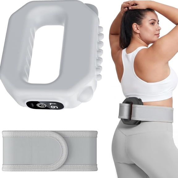 Multifunctional Full Body Massage Ring with LCD Display, 6-Speed Vibration for Muscle Relaxation and Recovery