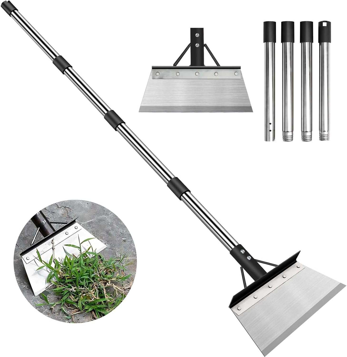 Multifunctional Garden Cleaning Shovel, Heavy Duty Steel Flat Shovel ...