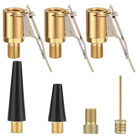 Multifunctional Gate Adapter Set Tire Air Chucks Clip Adapters Cars Tire Inflator Gate Connector for Car Tyres, Bicycles
