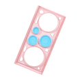 thumbnail image 1 of Multifunctional Geometric Ruler, Drafting Drawings Stencils Ruler, Mathematics Learning Geometry Ruler, Multiple Shapes Drawings Template Ruler Pink, 1 of 10