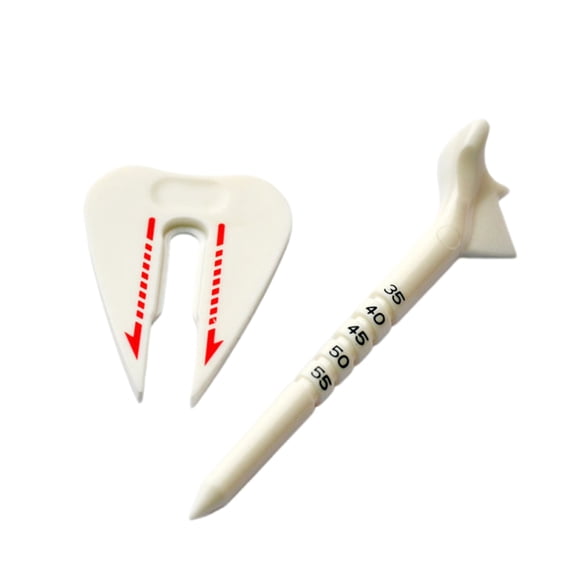 Multifunctional Golfs Holder Adjustable Height Tees Depth Marking Golfs Tees for Playing Environment