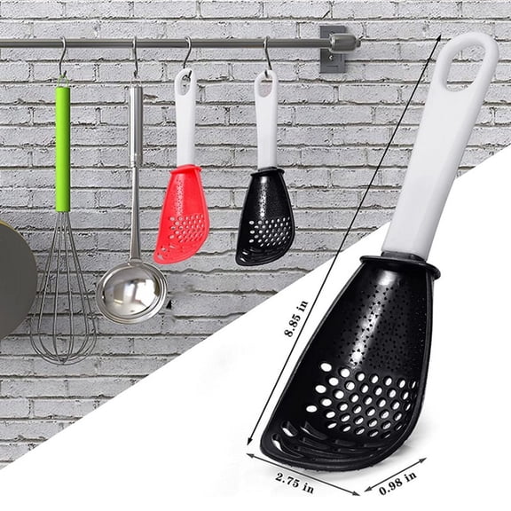 Multifunctional Grinding Cooking Spoon Set - 2PC | Ginger & Garlic Masher | Egg Blender & Potato Masher Spatula