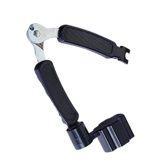 Multifunctional Guitar String Tuning Changing Tool, 3 in 1 Guitar String Winder Bridge Remover Pin Puller String Cutter