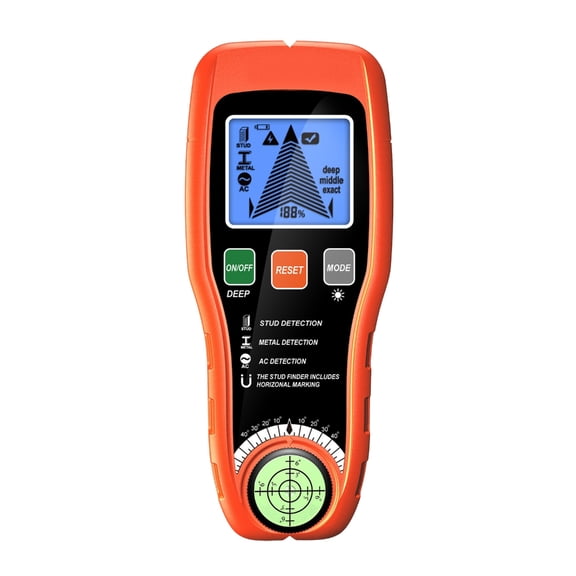 Multifunctional Handheld Wall Detector With High Sensitivity Sensors for Metal Cable Wood Efficient Home Renovation Task