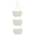 thumbnail image 1 of Multifunctional Hanging Basket Also as Hanging Flower Baskets Wall Mount Organizer Handmade Rack for Kitchen Decoration , white, 1 of 8