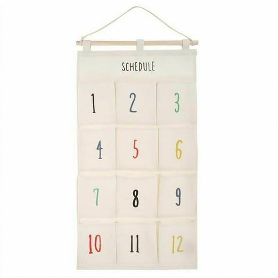 Multifunctional Hanging Storage Organizer Pouch - 72x38cm Wall Door Mount Fabric Organizer with Multiple Pockets for Bathroom Kitchen Dorm Closet