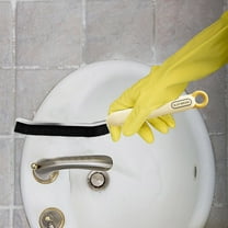 Multifunctional Hard Bathroom Cleaning Brush - Fine-Tip Scrub Brush for Sink Window Tile Grout, Heavy-Duty Cleaner Brush for Household Cleaning Supplies