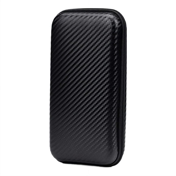 Multifunctional Hard Shell Carrying Case, Tool Bag, Hard Drive & Bluetooth Earbuds Storage Pouch with Zipper