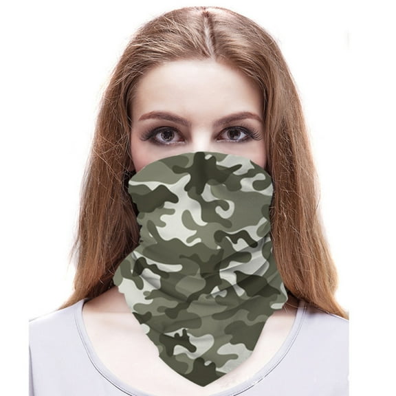 Multifunctional Headwear Balaclava Headband Neck Gaiter, Camouflage 2