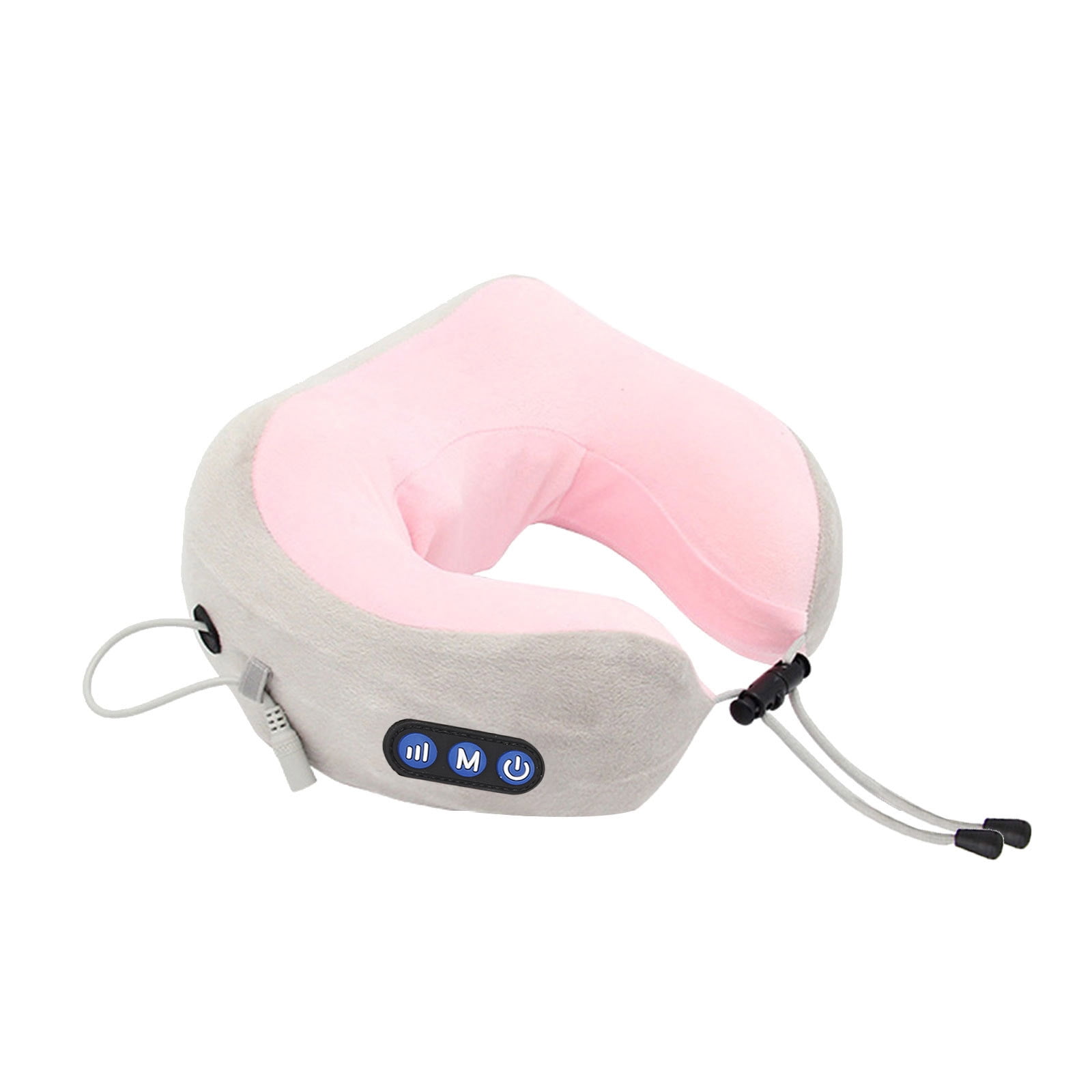 Electric Neck Massager,With Heat Vibration Memory Foam Pillow,Multifunction  Protable U-shaped Memory Foam Pillow,Travel Pillows