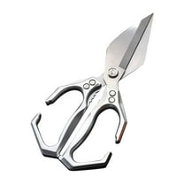 Multifunctional Heavy-Duty Kitchen Shears, Heavy Duty Kitchen Scissors for Food with Ergonomic Handle, High-Carbon Steel Culinary Shears for Chicken, Meat, Seafood, Bone Cutting