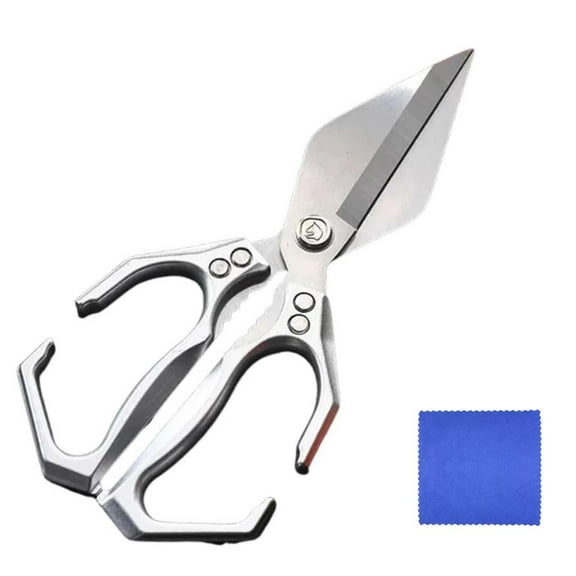 Multifunctional Heavy-Duty Kitchen Shears Stainless Steel Dishwasher Safe Ergonomic Handle Cutting Poultry Chicken Turkey Bones Meat Seafood, Usupdd 2025 Multifunctional Heavy-Duty Kitchen