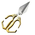 thumbnail image 1 of Multifunctional Heavy-Duty Kitchen Shears, Stainless Steel Scissors, Ergonomic Handle Cutting Poultry Chicken Turkey Bones Meat Seafood, Multi-Purpose Shears, Non-Slip Handle, 1 of 2
