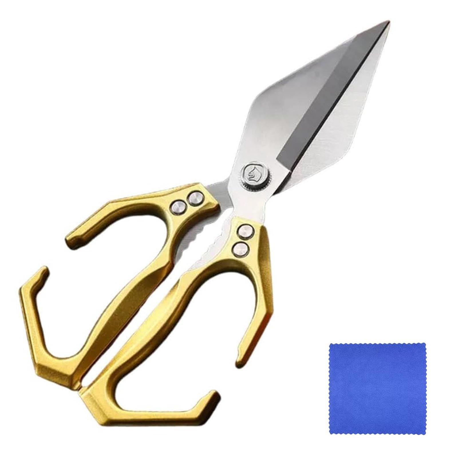 Turkey Scissors Multifunctional Heavy-Duty Stainless Steel Kitchen Shears – Ergonomic ...