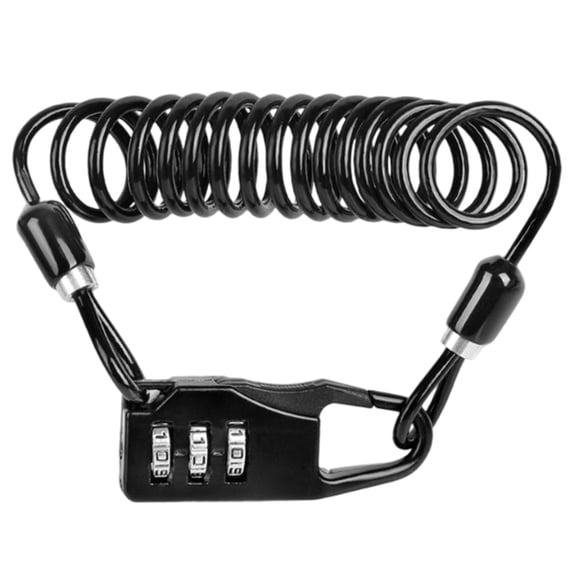 Multifunctional Helmets Lock Mountain Bike Wire Lock Portable Small Safety Chain Padlocks for Helmets, Luggage