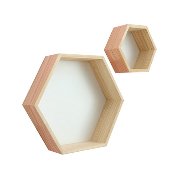 Multifunctional Hexagon Shelf with Exquisite Shape and Color Can Be Decoration