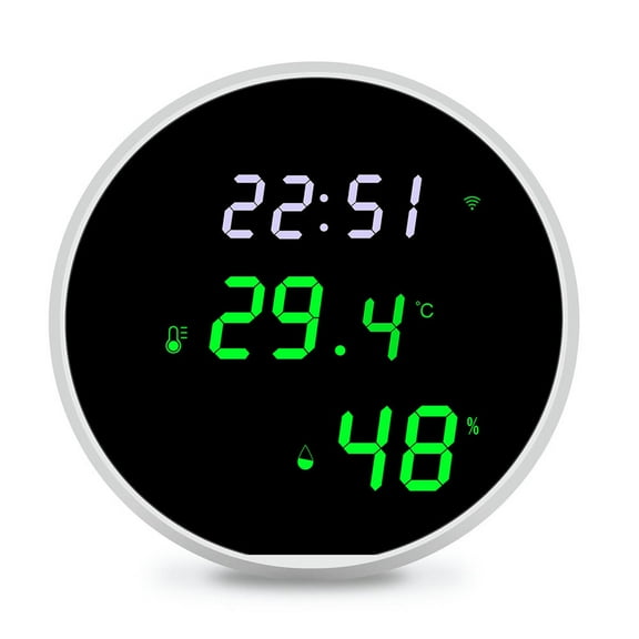 Multifunctional High Accuracy USB Powered Wireless Baby Room Temperature Humidity Sensor Garage Bedroom APP Control Smart