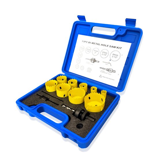 Multifunctional Hole Drilling Kits for Woodworking and Home Repairs Feature Multiple Bit Size Improvement Repair