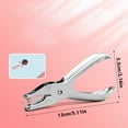 thumbnail image 1 of Multifunctional Hole Punch, Single Hole Puncher, round Punch Tool, for Paper Crafting, Workspace Documents, and Institute Projects, by FAJHHA, 1 of 8