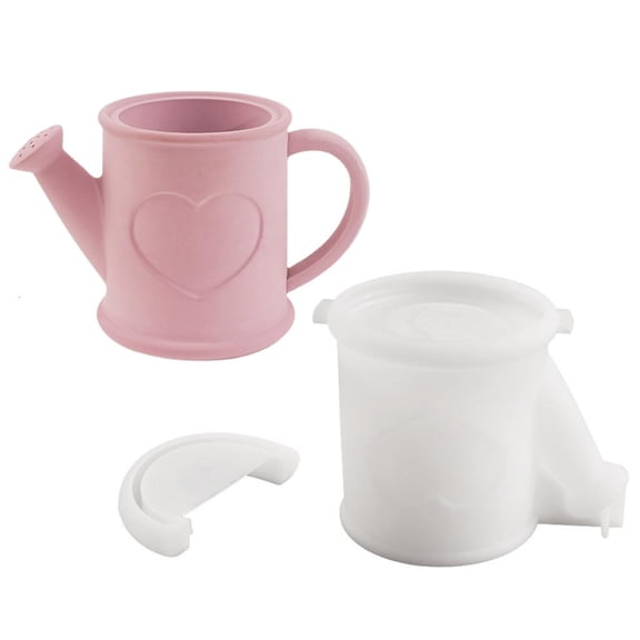 Multifunctional Home Decors Craft Mold Watering Can Mold Container Decorative Kettle Shape Silicone Vase