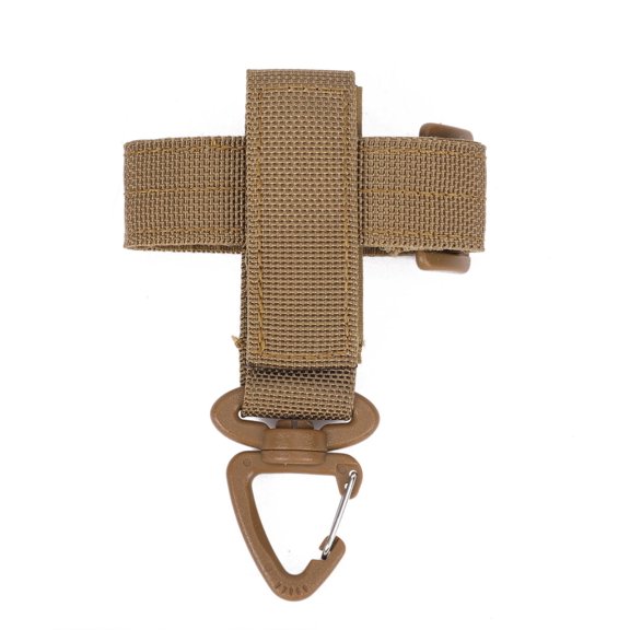 Multifunctional Hunting Gloves with Safety Clip for Hook Storage, Nylon for Climbing and EDC, Anti-lost Buckle Strap