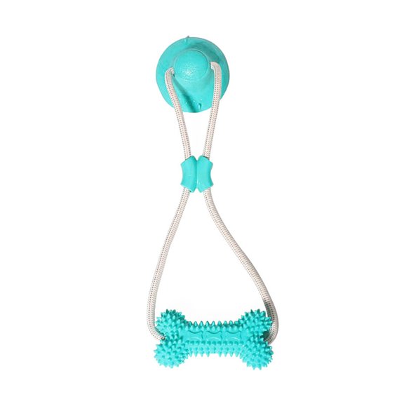 Multifunctional Interactive Dog Toy Chewing Teething Bone Teething Toy Teeth Chewer Game Dental Care