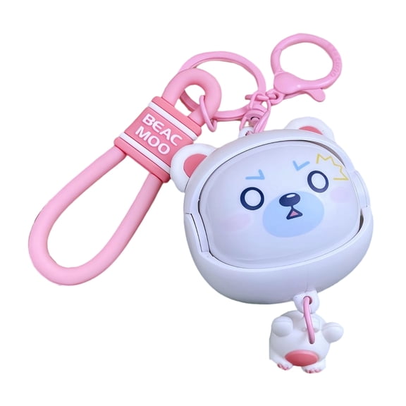 Multifunctional Interactive Rotating Face Phone Lanyard ABS Panda Designs Secure Keyring Attachment Various Color
