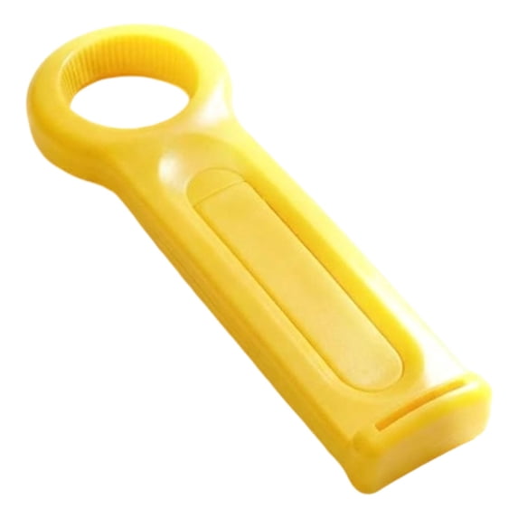 Multifunctional Jar Opener, Torqee Lightweight Plastic Manual Bottle Opener, Kitchen Gripper Tool, for Camping Trips, Picnic Meals and Outdoor Prep, Yellow