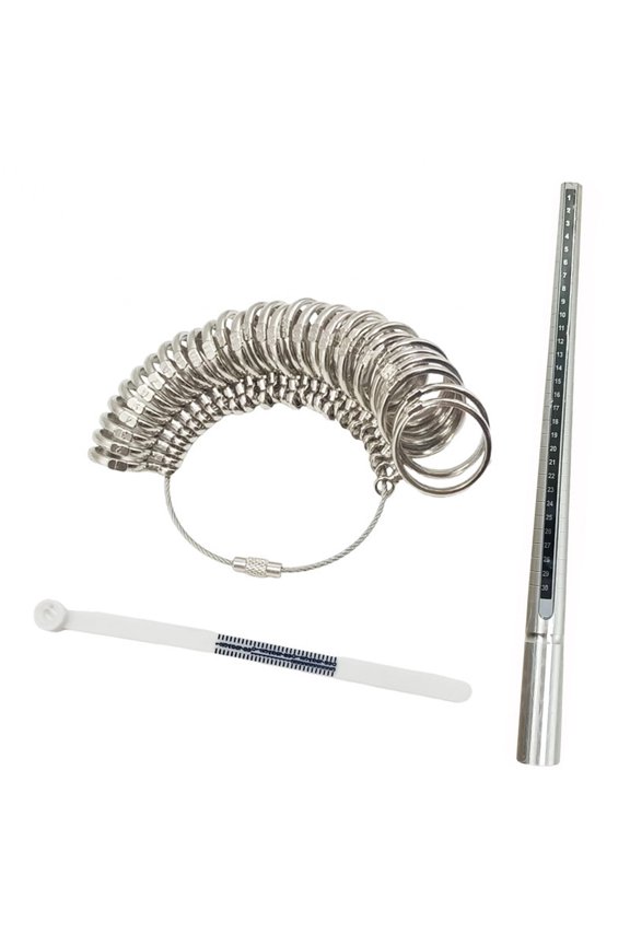 Multifunctional Jewelry Measurement Tool Recyclable Metal Accurate Sizing Tool Suitable for Rings and Accessories