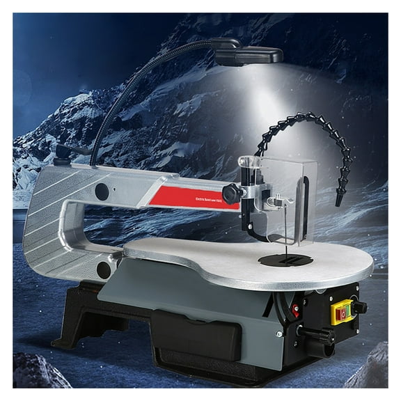 Multifunctional Jig Saw Electric Curve Saw Household Dust-free Woodworking Desktop Wire Saw Machine 180W 400-1600RPM ,Easy to Use