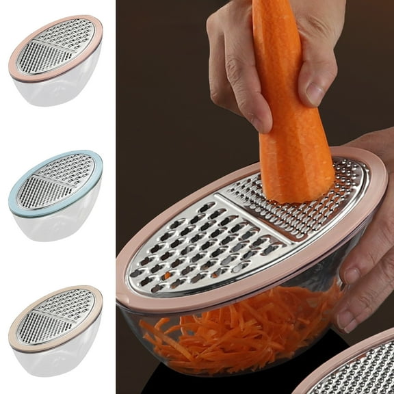 Multifunctional Julienne Peeler Shredder Vegetable Cutter with Storage Box for Effortless Salad Prep and Garnishes Perfect for Home Cooks and Healthy Meal Preparation Topliu