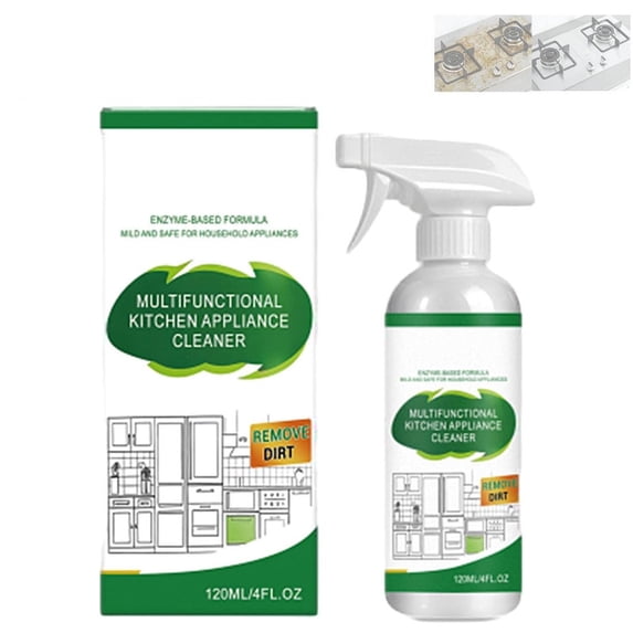 Multifunctional Kitchen Appliance Cleaner Natural Kitchen Cleaner Spray Keep Surface Clean and Bright Easy to Use