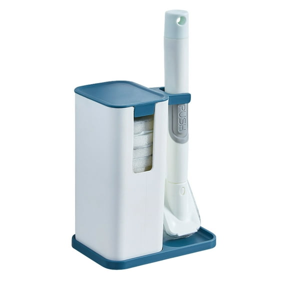 Mouliraty Multifunctional Kitchen Brush, Heavy Duty Sponge Head Dishwand Kit With And 2 Types Refill Pads, Keep Your Hands Out Of The Mess