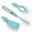 thumbnail image 1 of Multifunctional Kitchen Cleaning Brush Set with Interchangeable Handles, Including Long Handle, Crevice, and Sponge Brushes for Efficient Home Dishware and Utensil Cleaning, 1 of 5