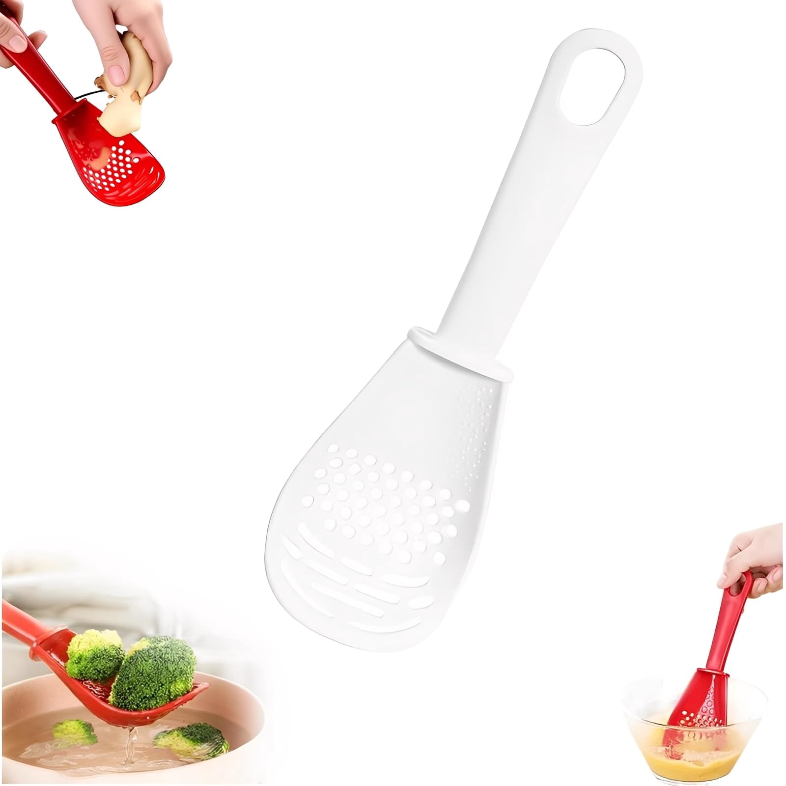 Multifunctional Kitchen Cooking Spoon, 2026 New Heat Resistant Kitchen ...