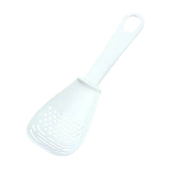 Multifunctional Kitchen Cooking Spoon PP Material Heat Resistant Slotted Design for Draining Mashing Grating Separating Egg White